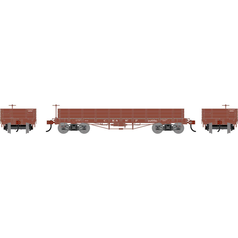 PREORDER Athearn HO 3114 36 Low Side Gondola with Drop Gates, Milwaukee
