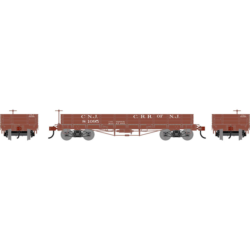 PREORDER Athearn HO 3116 36 Low Side Gondola with Drop Gates, Central of New Jersey