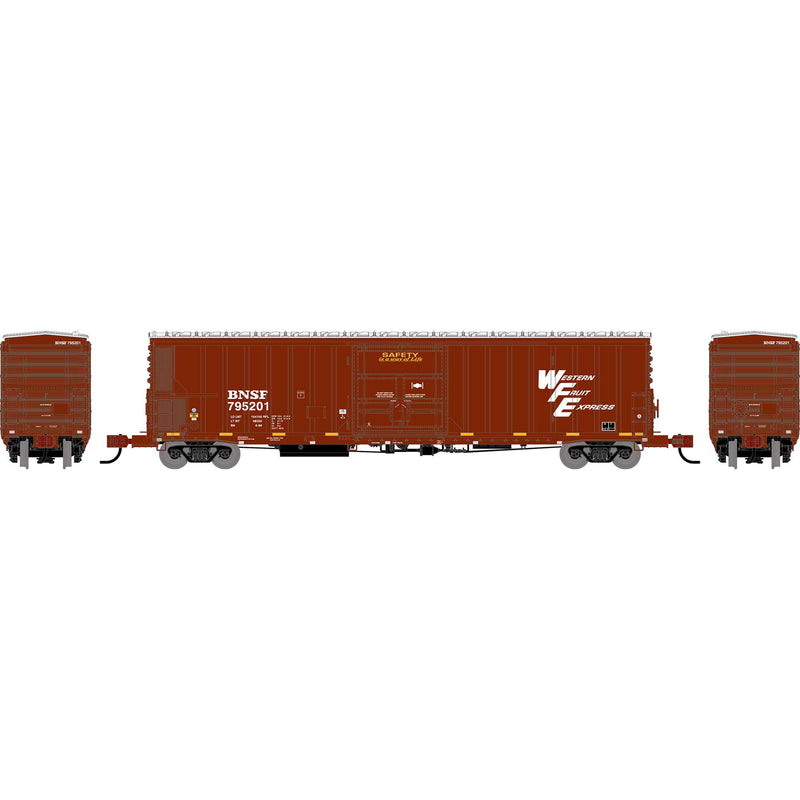 PREORDER Athearn N 3191 57 FGE Mechanical Reefer with Sound, Burlington Northern Santa Fe FRA Reflectors