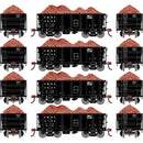PREORDER Athearn HO 3247 26' PC&F Ore Car Tight-Bottom Low-Side with Load, Cartier