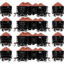 PREORDER Athearn HO 3249 26' PC&F Ore Car Tight-Bottom Low-Side with Load, Cartier