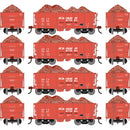 PREORDER Athearn HO 3254 26' PC&F Ore Car Tight-Bottom Low-Side with Load, Kaiser Steel Legendary Liveries