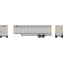 PREORDER Athearn HO ATH-3301  40' Drop Sill Trailer, UPOZ Yellow Stripe