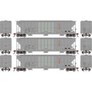 PREORDER Athearn HO ATH-3335  FMC 4700 Covered Hopper, Primed For Grime CFWR