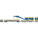 PREORDER Athearn HO ATH-3614  200-Ton Crane and 50' Gondola Set, DH #30021 (Crane); #30120 (Gondola)