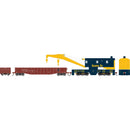 PREORDER Athearn HO ATH-3622  200-Ton Crane and 50' Gondola Set, ATSF #199798 (Crane); #72481 (Gondola)