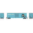 PREORDER Athearn HO ATH-3663  50' FMC 5347 Single Door Box Car, Primed For Grime CNW