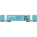 PREORDER Athearn N ATH-3683 50' FMC 5347 Single Door Box Car, Primed For Grime CNW