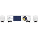 PREORDER Athearn HO ATH-3690  50' FMC 5077 DD Offset Box Car, Legendary Liveries '80th Anniversary'