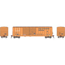 PREORDER Athearn HO ATH-3692  50' FMC 5077 DD Offset Box Car, Primed For Grime COP