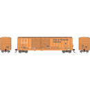 PREORDER Athearn HO ATH-3693  50' FMC 5077 DD Offset Box Car, Primed For Grime COP