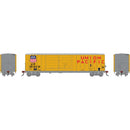 PREORDER Athearn HO ATH-3697  50' FMC 5077 DD Offset Box Car, UP 'Yellow'