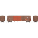PREORDER Athearn HO ATH-3701  50' FMC 5077 DD Offset Box Car, Primed for Grime UP 'Brown'