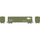 PREORDER Athearn HO ATH-3706  50' FMC 5077 DD Offset Box Car, Primed For Grime MR 'Ex-CPLT'