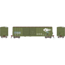 PREORDER Athearn HO ATH-3710  50' FMC 5077 DD Offset Box Car, Primed For Grime BPRR 'Ex-MR Exx CPLT'