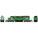 PREORDER Athearn HO ATH-3730  SD40-2 Locomotive, BN 'White Face'