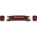 PREORDER Athearn HO ATH-3832  Ortner 5-Bay Rapid Discharge Hopper w/Coal Load, ATSF