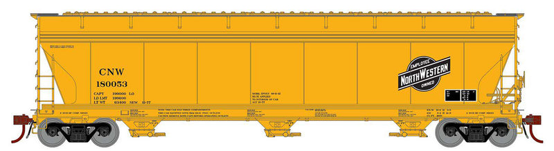 Athearn N 8492 ACF 4600 3-Bay CF Hopper, Chicago and North Western