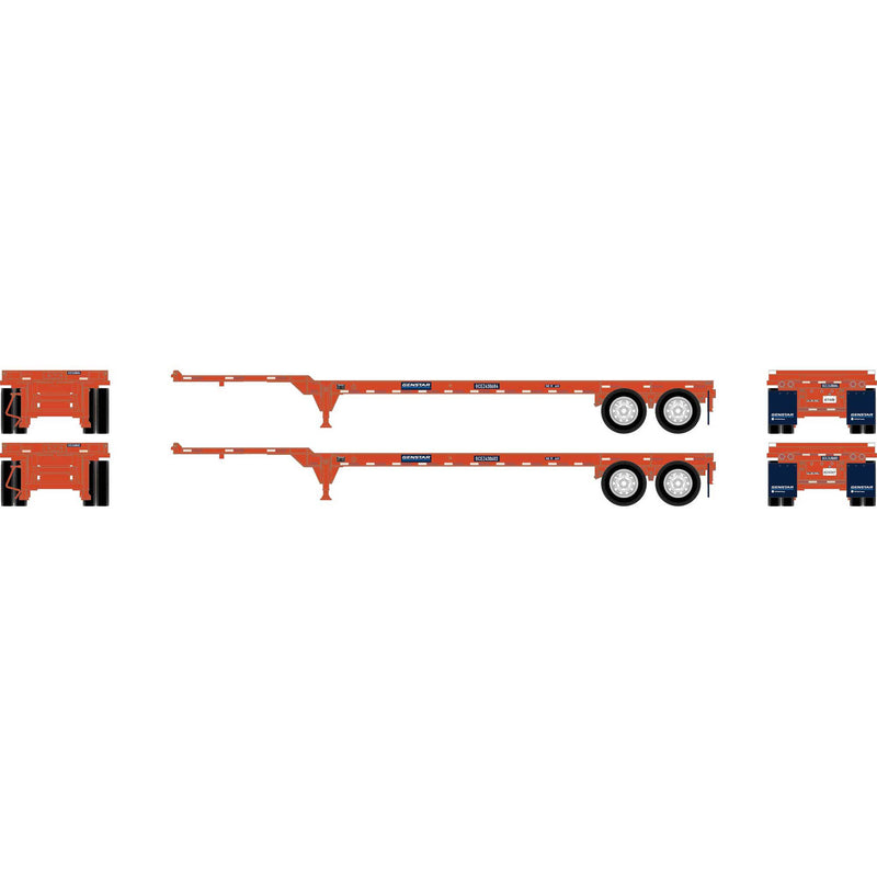 PREORDER Athearn ATH14298 40' Container Chassis, GCEX