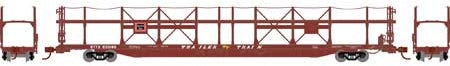 Athearn N 15034 F89-F Bi-Level Auto Rack, Chicago Burlington and Quincy/BTTX