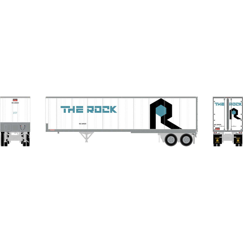 Athearn ATH16130 HO RTR 40' Fruehauf Trailer, The Rock/RIZ