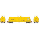 Athearn ATH16397 HO 16,000 Gallon Clay Tank, TILX