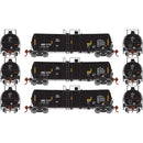 Athearn ATH16407 HO 16,000 Gallon Clay Tank, AMOX