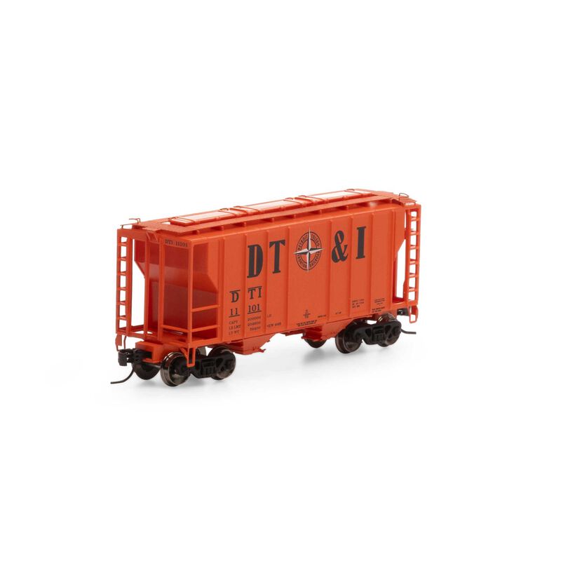 Athearn N 17248 PS-2 2600 Covered Hopper, Detroit Toledo and Ironton