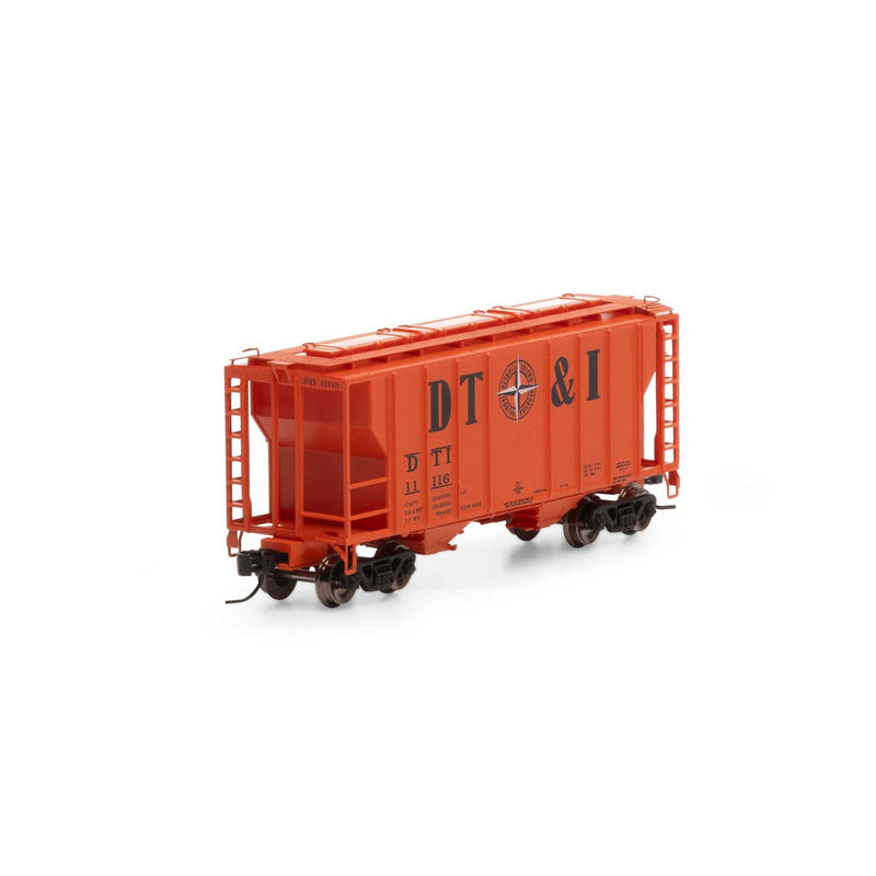 Athearn N 17250 PS-2 2600 Covered Hopper, Detroit Toledo and Ironton