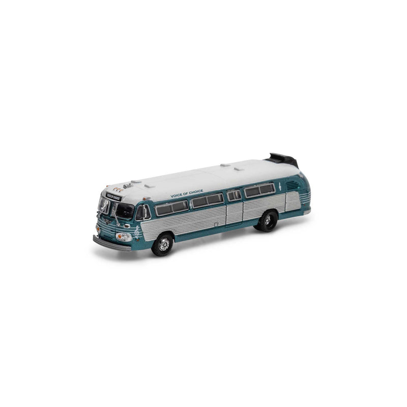 Athearn ATH17348 Intercity Bus, Band on Tour Voice of Choice, N
