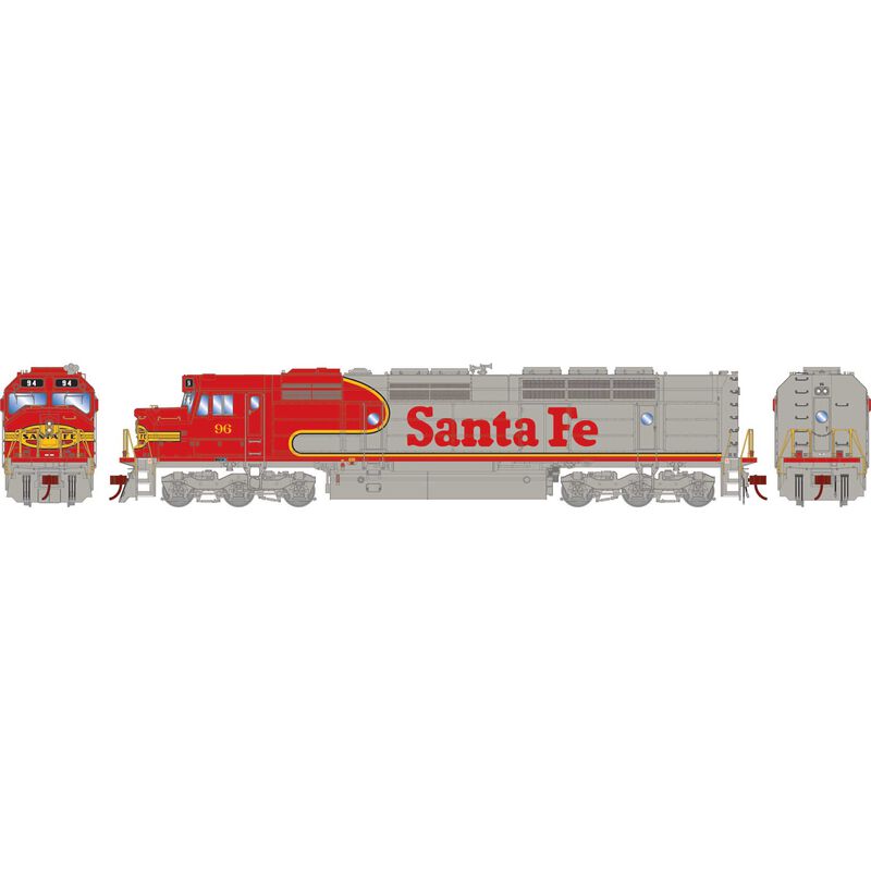 PREORDER Athearn ATH19181 N FP45 Locomotive With DCC & Sound, ATSF