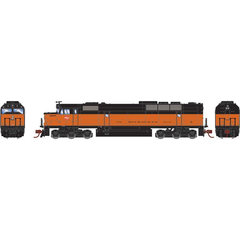 PREORDER Athearn ATH19190 N FP45 Locomotive With DCC & Sound, MILW