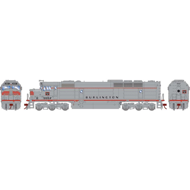 PREORDER Athearn ATH19192 N FP45 Locomotive With DCC & Sound, CB&Q