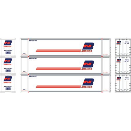 Athearn HO 19143 48' Container Set