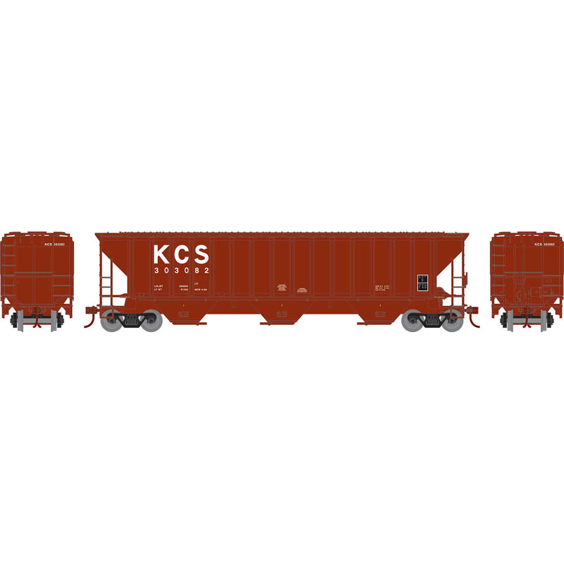 Athearn ATH22264 HO PS4740 Covered Hopper, KCS