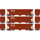 Athearn ATH22266 HO PS4740 Covered Hopper, KCS