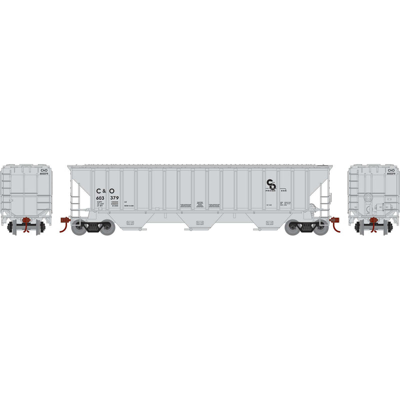 Athearn ATH22268 HO PS4740 Covered Hopper, C&O