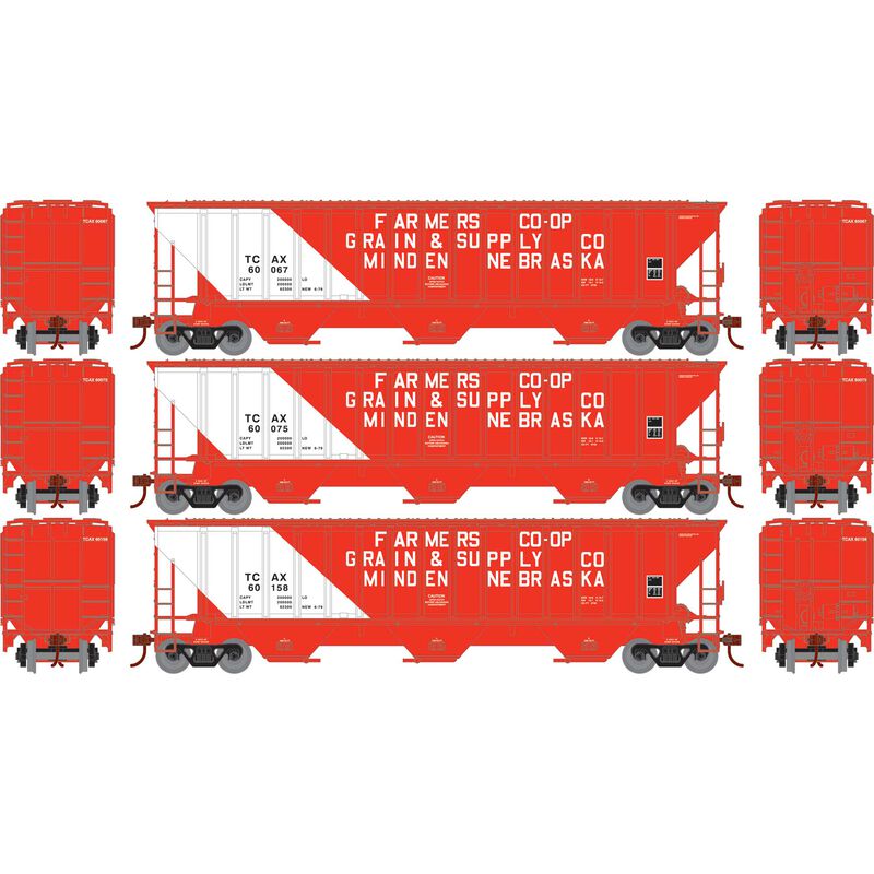 PREORDER Athearn ATH22278 HO PS4740 Covered Hopper, TCAX