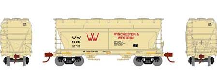 Athearn N 24678 ACF 2970 Covered Hopper, Winchester and Western