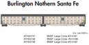 Athearn ATH24749 N Auto-Max Carrier, BNSF/Large Circle