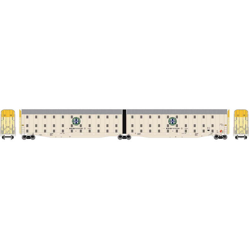 PREORDER Athearn ATH24747 N Auto-Max Carrier, BNSF/Large Circle