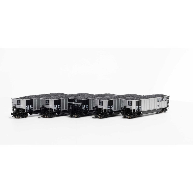 Athearn ATH25068 N Bethgon Coalporter w/Load, BNSF 668005/668023/668044/668060/668086