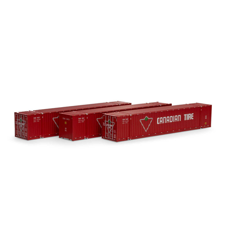 Athearn ATH26576 HO RTR 53' Jindo Container, CDAU 34380/34476/34533