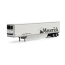 PREORDER Athearn ATH26756 HO 53' Reefer Trailer, Maverick Transportation