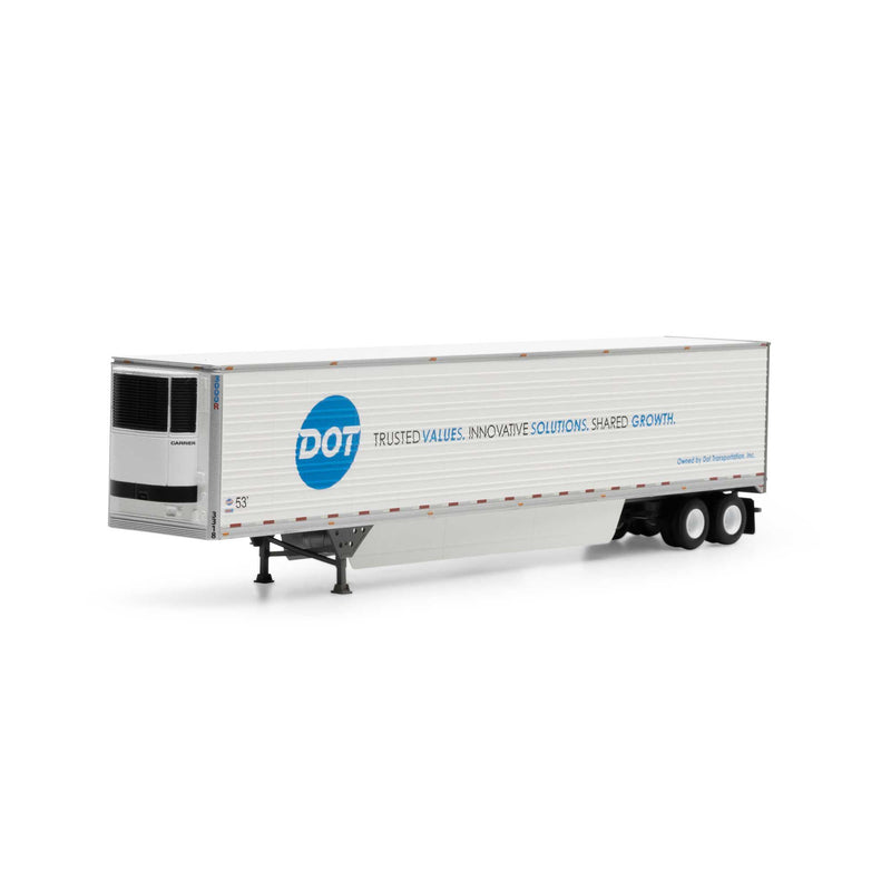 Athearn ATH26761 HO 53' Reefer Trailer, DOT Foods