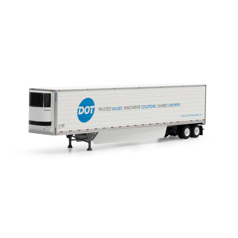 PREORDER Athearn ATH26762 HO 53' Reefer Trailer, DOT Foods