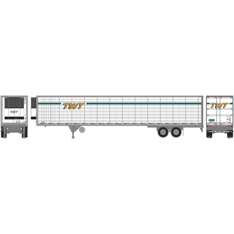 PREORDER Athearn ATH26763 HO 53' Reefer Trailer, TWT Refrigerated