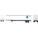 Athearn ATH27993 HO 48' Container w/Chassis, SFTU/BNZ