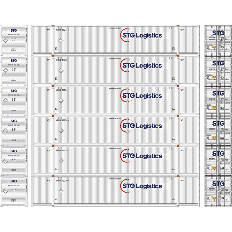 Athearn ATH28520 HO 53' CIMC Container, XPOU