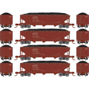 PREORDER Athearn ATH28565 N 40' Offset Coal Hopper With Load, ATSF